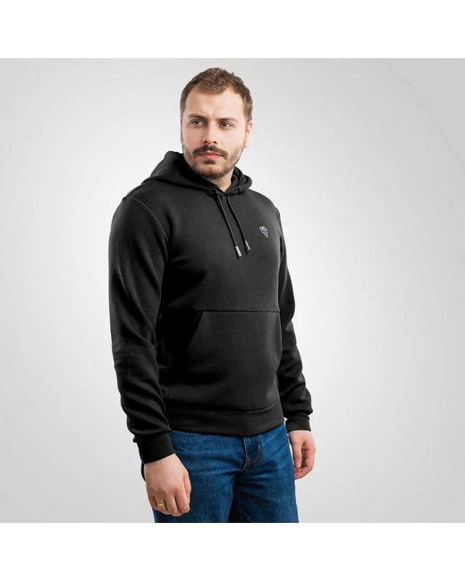 EA7 Hoodies & Sweatvesten ,Zwart ,Polyester Sweatshirt Ea7 in het Black voor heren
