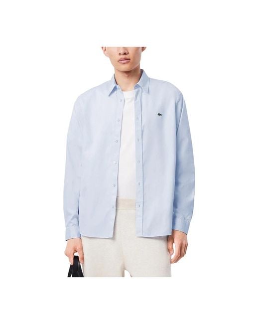 Lacoste Blue Casual Shirts for men