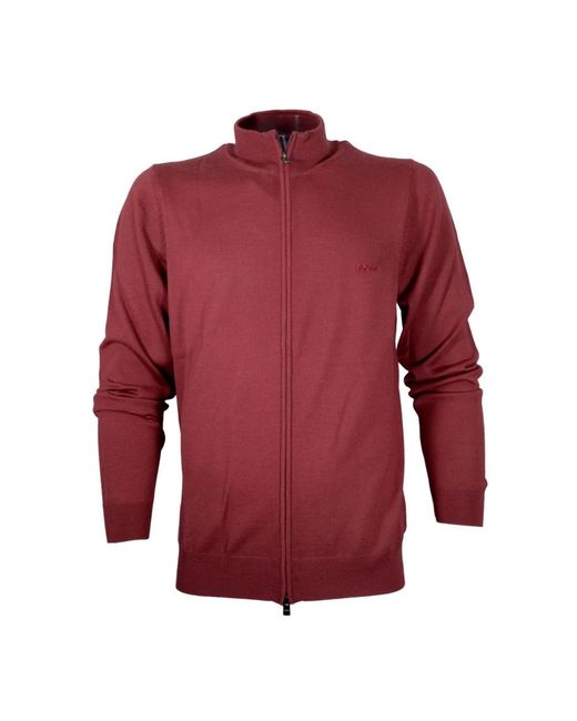 HUGO Truien & Vesten ,Rood ,Wol Balonso Cardigan in het Red voor heren