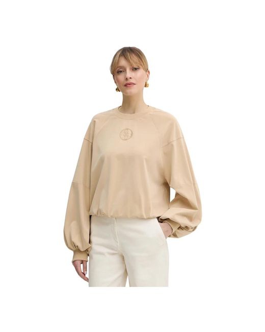 Guess 4G Sweatshirt in het Natural
