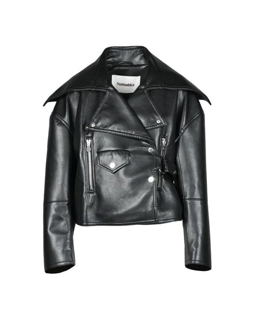 Nanushka Black Light Jackets