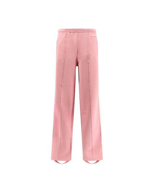 Miu Miu Technische Stoffbroek in het Pink