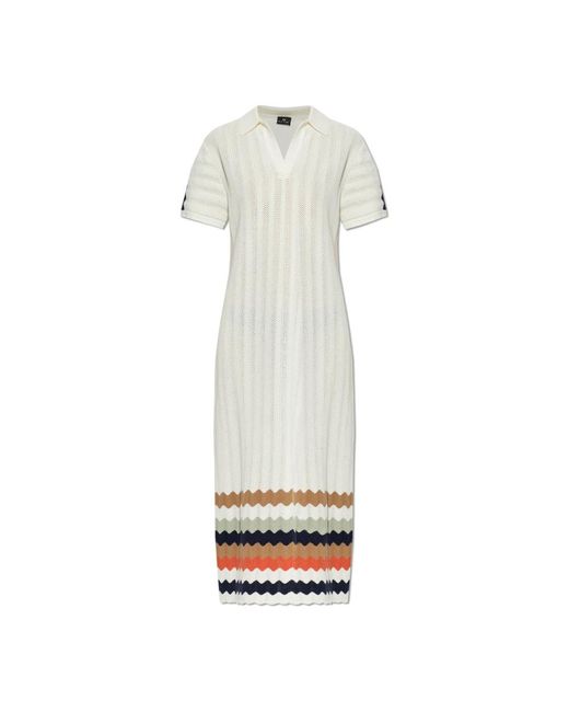 Midi Dresses Paul Smith de color White