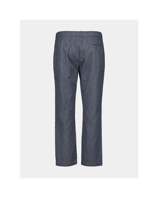 Frescobol Carioca Blue Straight Trousers for men