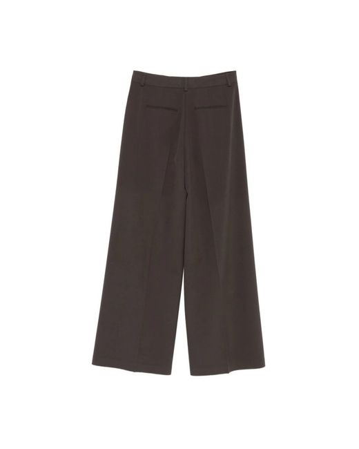 Blugirl Blumarine Gray Wide Trousers