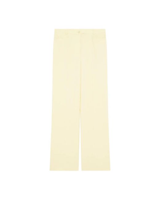 Patrizia Pepe Natural Wide Trousers