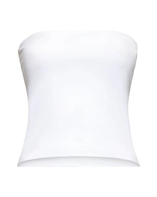 Brunello Cucinelli Sleeveless Tops in het White