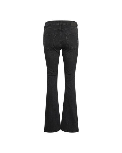 My Essential Wardrobe Boot-Cut Jeans in het Black