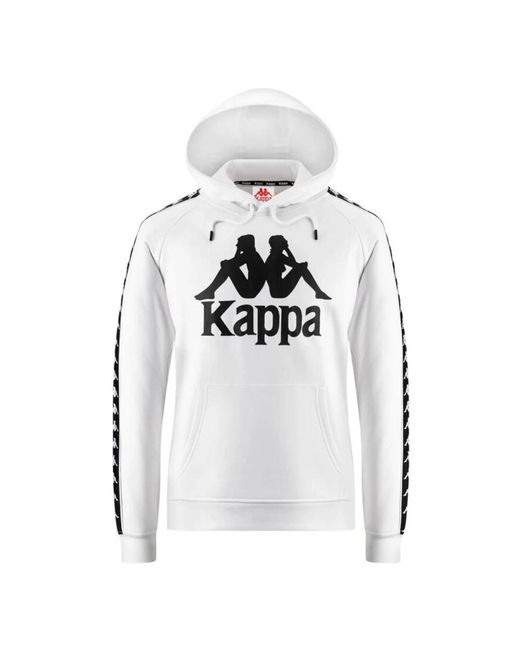 Kappa Hoodies & Sweatvesten ,Wit ,Katoen Katoen/Polyester Sweatshirt in het White voor heren