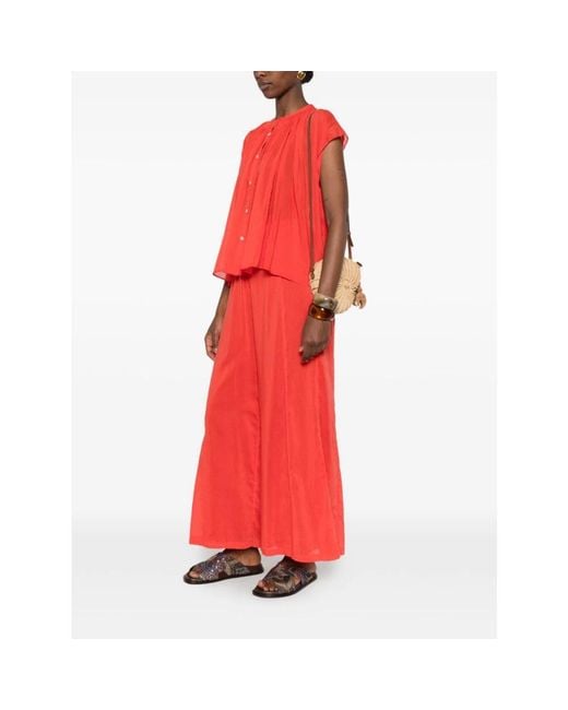 Forte_forte Red Wide Trousers