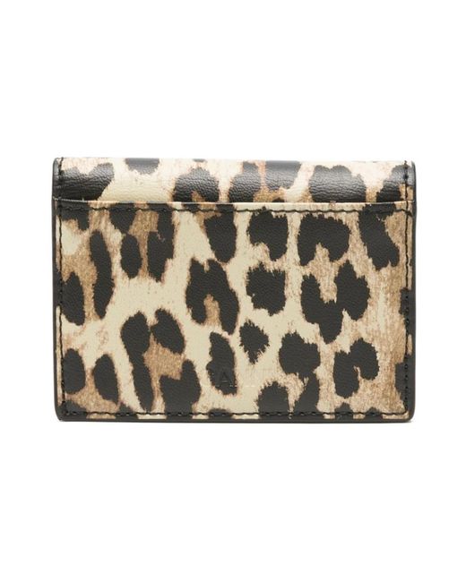 Ganni Metallic Wallets & Cardholders