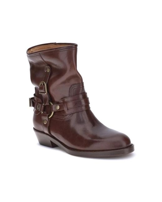 Isabel Marant Brown Ild Ankle Boots