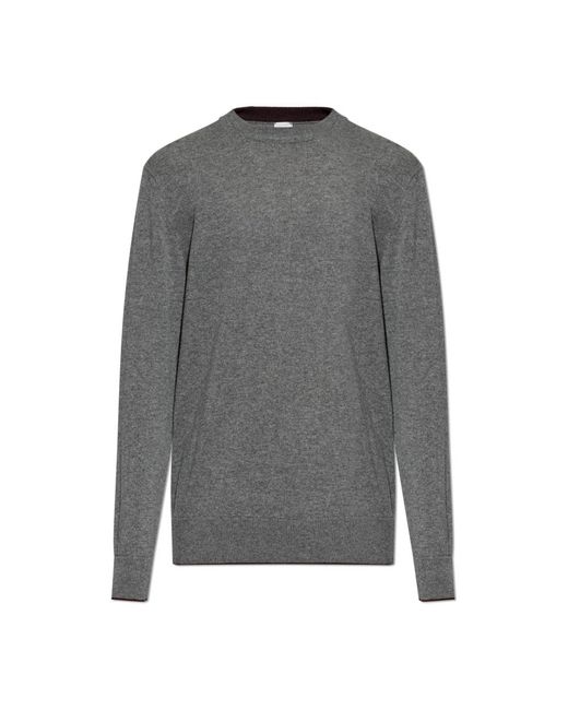 Eleventy Kaschmirpullover Mit Rundhalsausschnitt in Gray für Herren