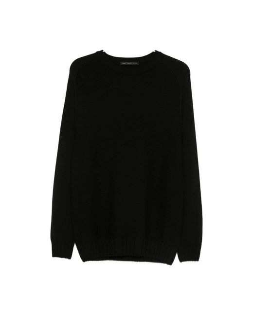 Low Brand Black Round-Neck Knitwear for men