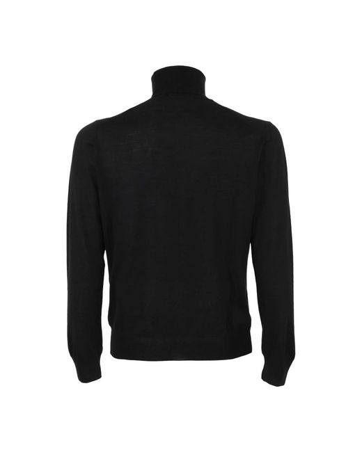 Tagliatore Truien & Vesten ,Zwart ,Wol Turtleneck in het Black voor heren