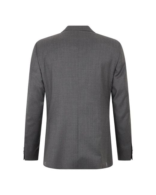 Canali Gray Single Breasted Suits for men