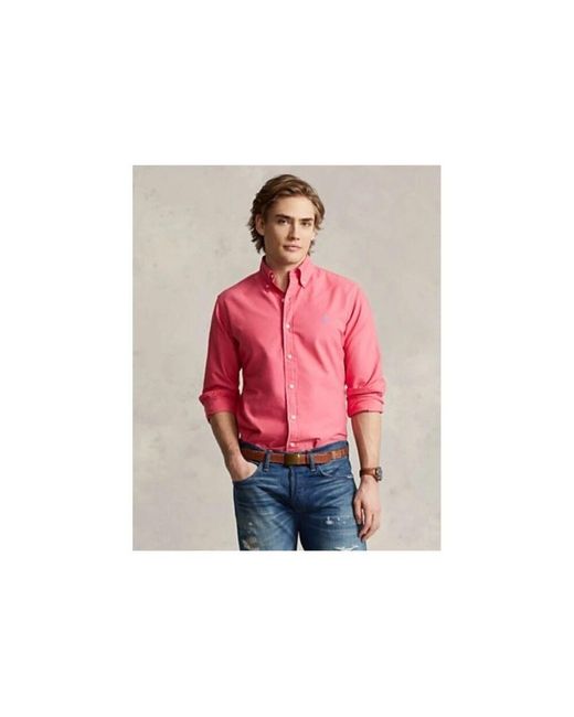 Formal Shirts di Polo Ralph Lauren in Pink da Uomo