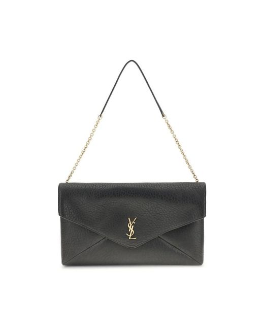 Saint Laurent Black Cassandre Xxl Schultertasche Mit Kette
