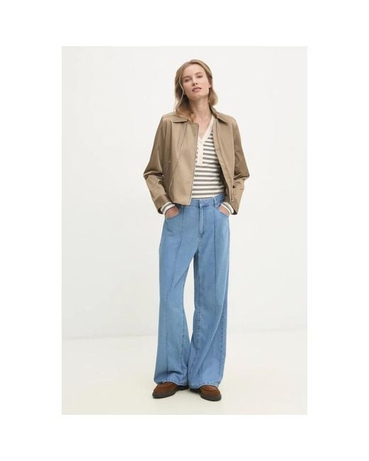 Wide Jeans DKNY de color Blue
