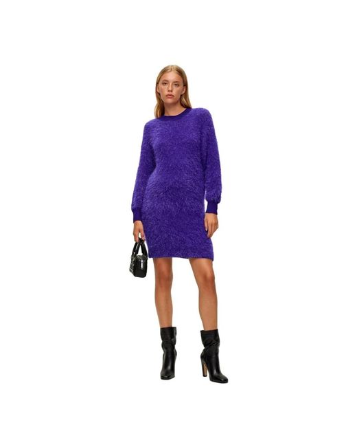 HUGO Knitted Dresses in het Purple