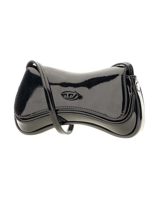 DIESEL Black Cross Body Bags