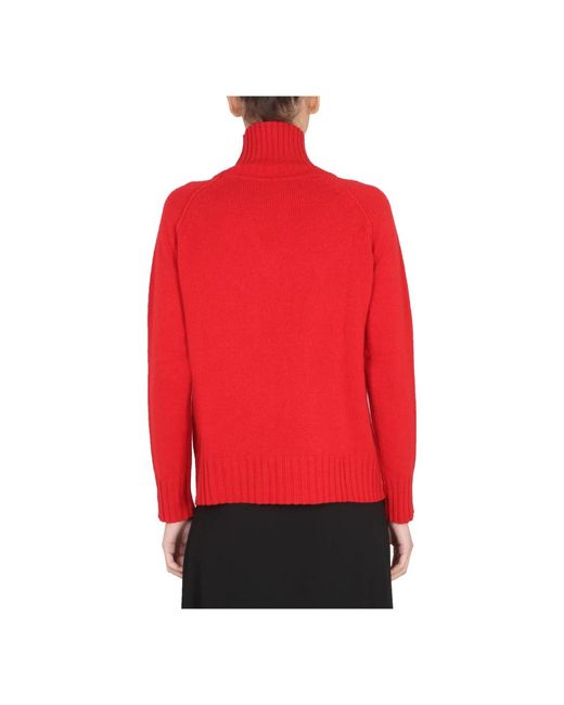 Stefano Mortari Red Turtlenecks