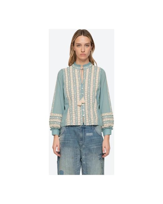 Blouses Sea de color Blue