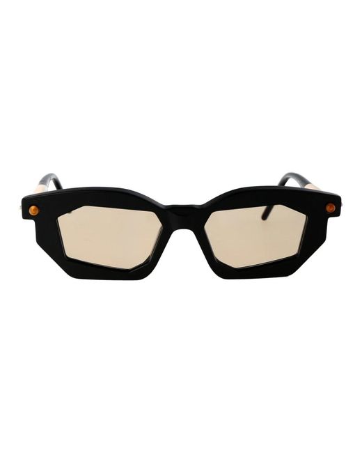 Kuboraum Stylische sonnenbrille für maske p14 in Black für Herren