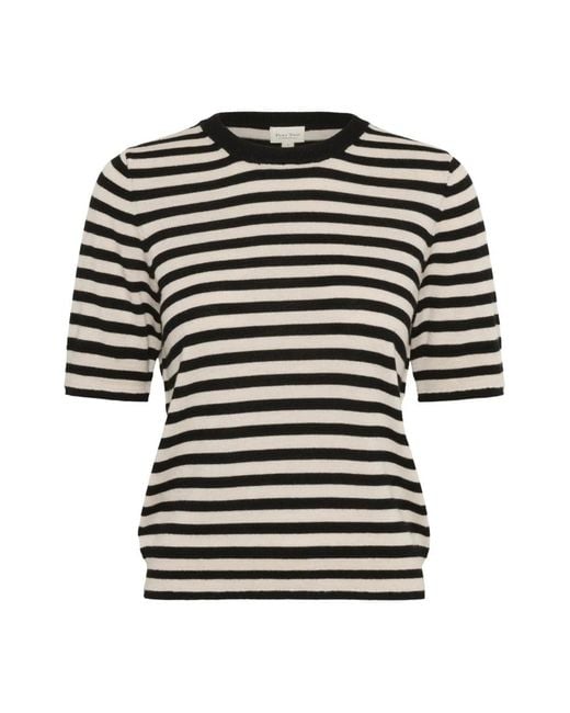 Part Two Black Round-Neck Knitwear