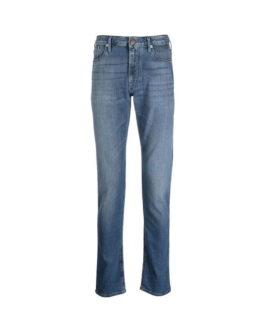 Emporio Armani Slim-fit Jeans in Blue für Herren