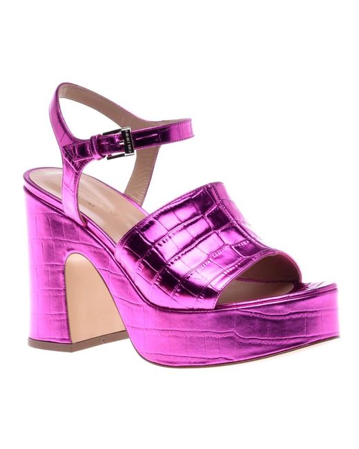 Baldinini Purple High Heel Sandals