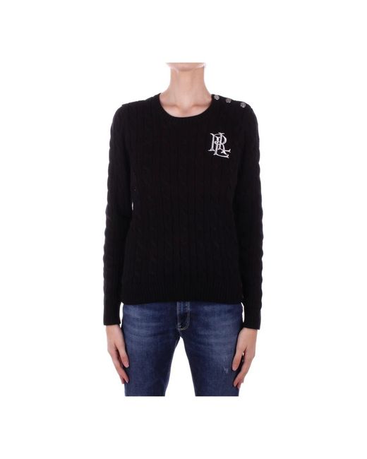 Ralph Lauren Black Round-Neck Knitwear