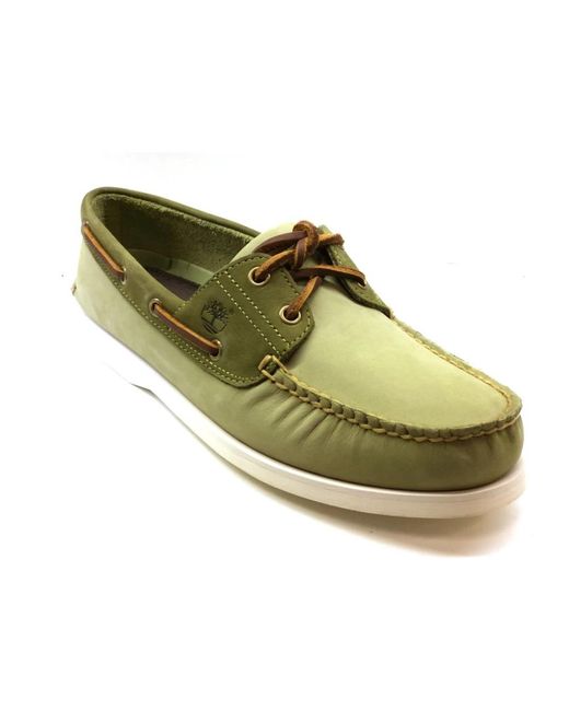 Timberland Green Sailor Shoes for men