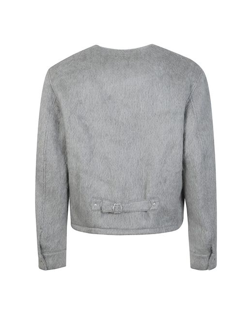 KENZO Gray Light Jackets for men