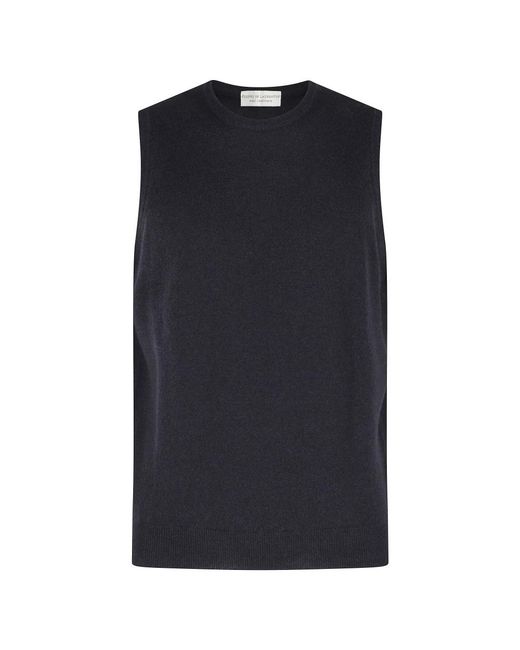 FILIPPO DE LAURENTIIS Blue Round-Neck Knitwear for men