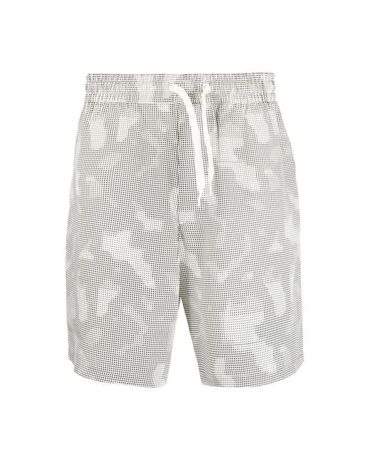 Emporio Armani Gray Casual Shorts for men