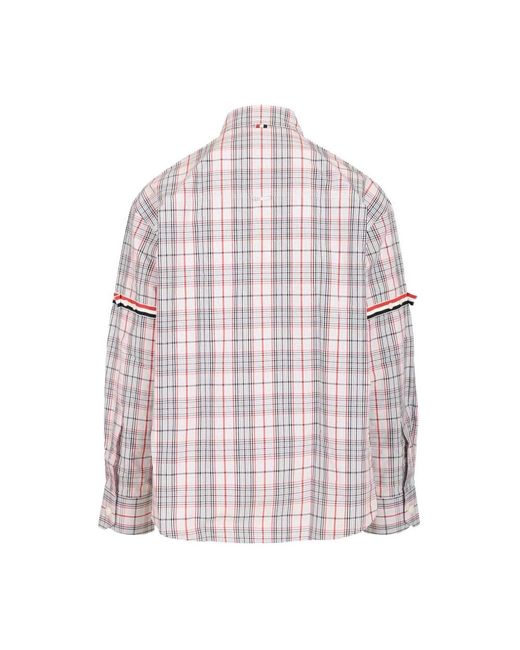 Thom Browne White Casual Shirts for men
