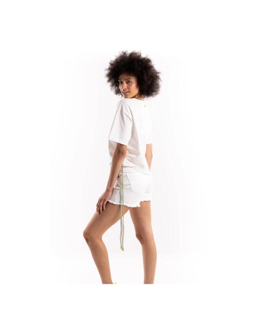 Akep T-Shirt Cotone in het White