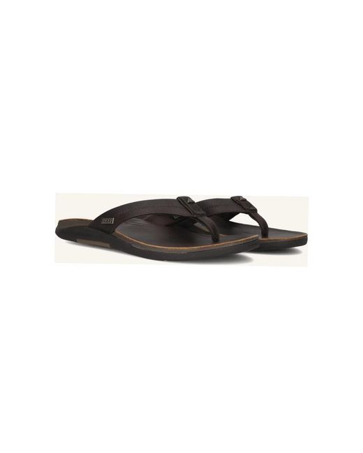 Reef Leather Offshore in Black für Herren