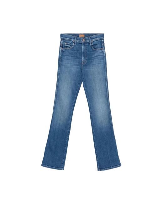 Mother Blue Denim Jeans Für Frauen
