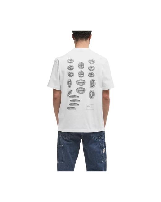 Daily Paper Weißes kurzarm-t-shirt senses in White für Herren