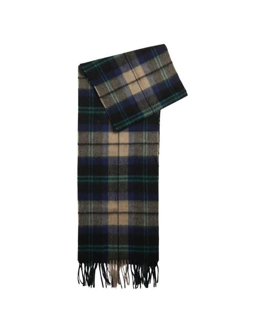 Barbour Black Winter Scarves for men