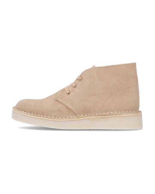 Clarks Natural Lace-Up Boots for men