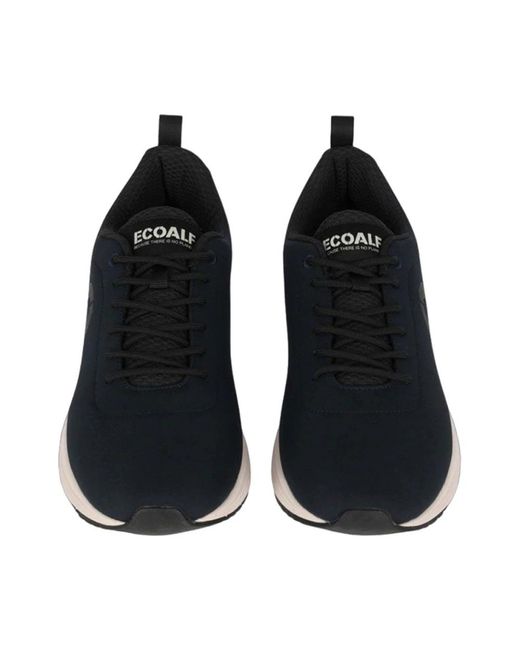 Ecoalf Schwarze textil sneakers in Blue für Herren