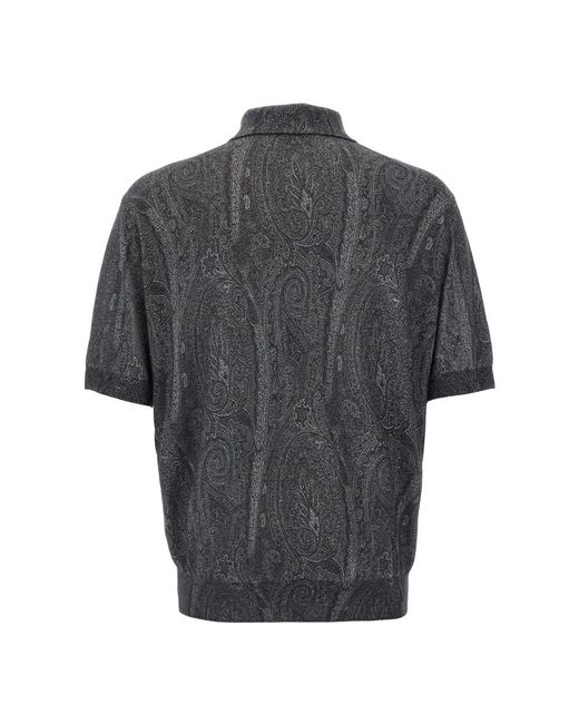 Etro Gray Polo Shirts for men