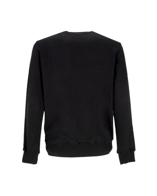Caterpillar Hoodies & Sweatvesten ,Zwart ,Katoen Zwarte Logo Crewneck Sweatshirt Stijlvol in het Black voor heren