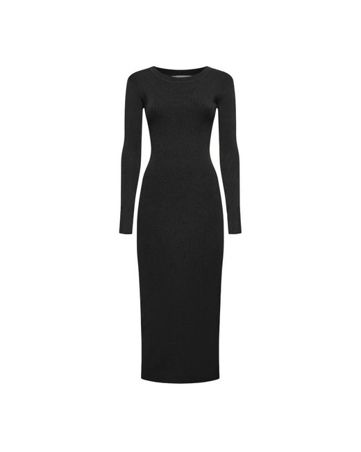 Maxi Dresses Silvian Heach de color Black