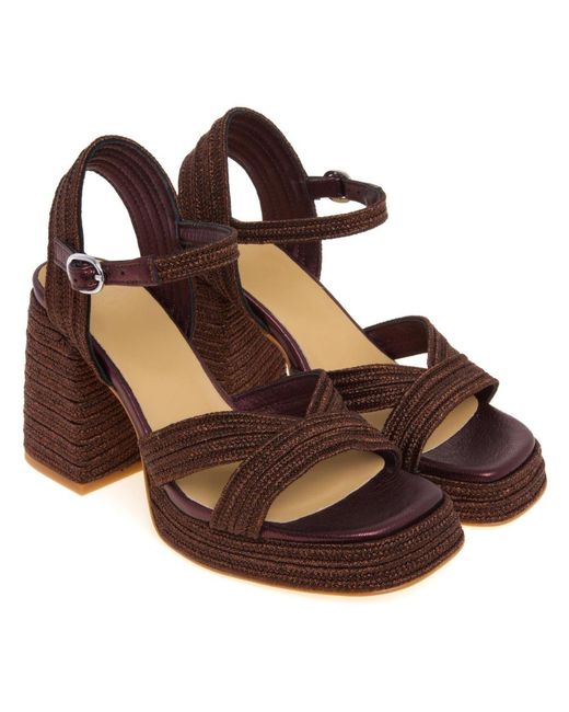Castaner Brown High Heel Sandals