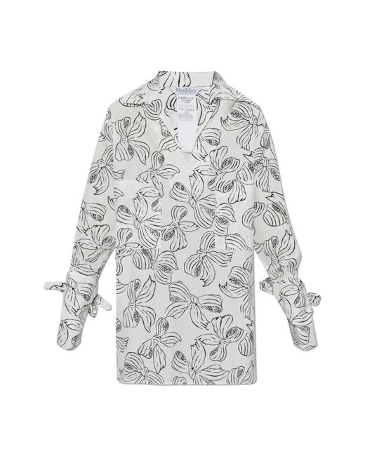Shirt Dresses Max Mara de color White