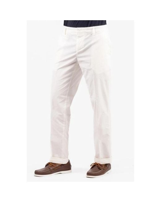 Dondup White Chinos for men
